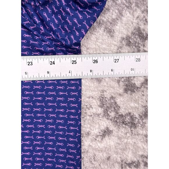 Donald Ross Polo Shirt XL Mens Fish Bone Pattern Performance Golf - Picture 4 of 8